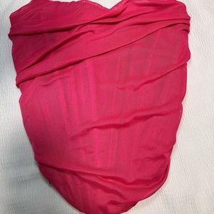 Pink Mesh Corset